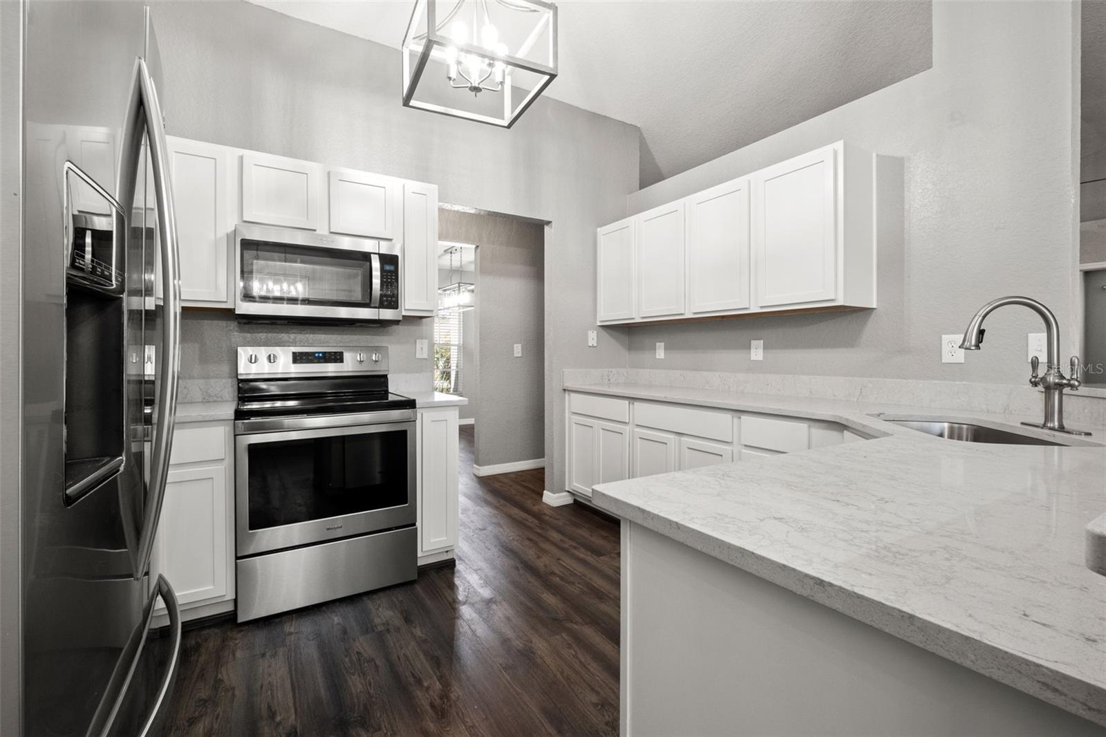 Kitchen with Quartz Countertops