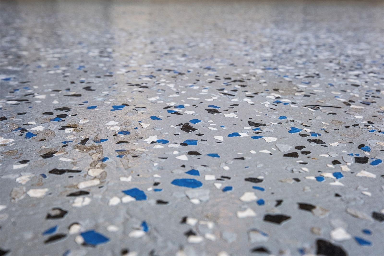 Epoxied Floor in Garage