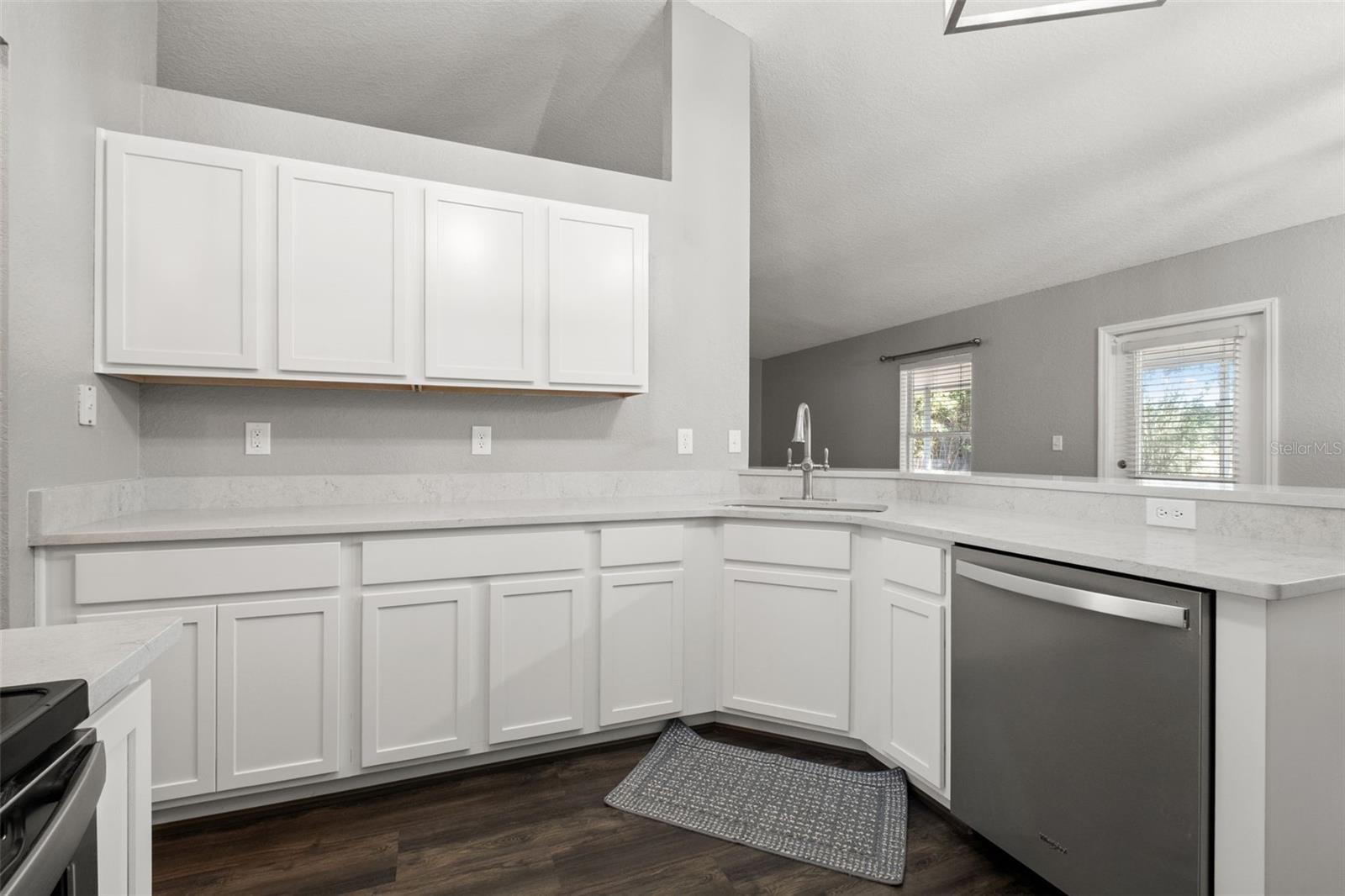 Kitchen with Quartz Countertops