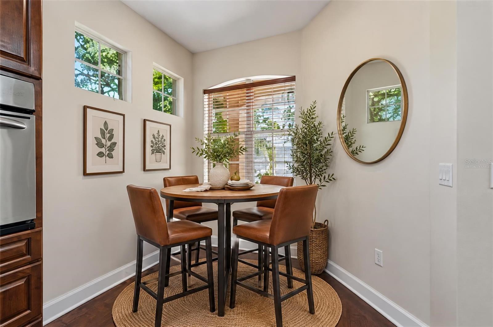 Virtually Staged Dinette