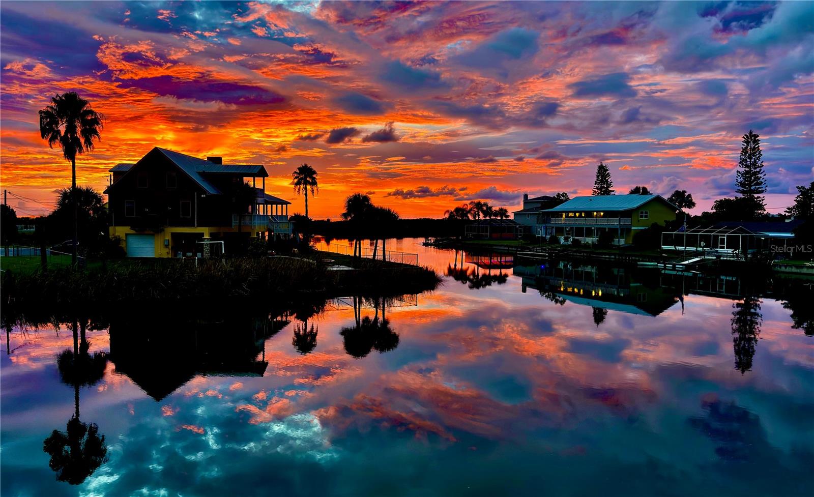 Professional photo of actual sunset from back deck Professional photo of actual sunset from back deck