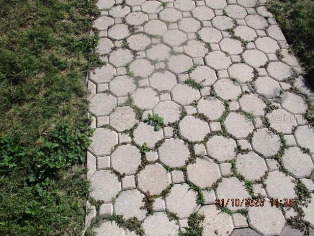 Pavers at dock