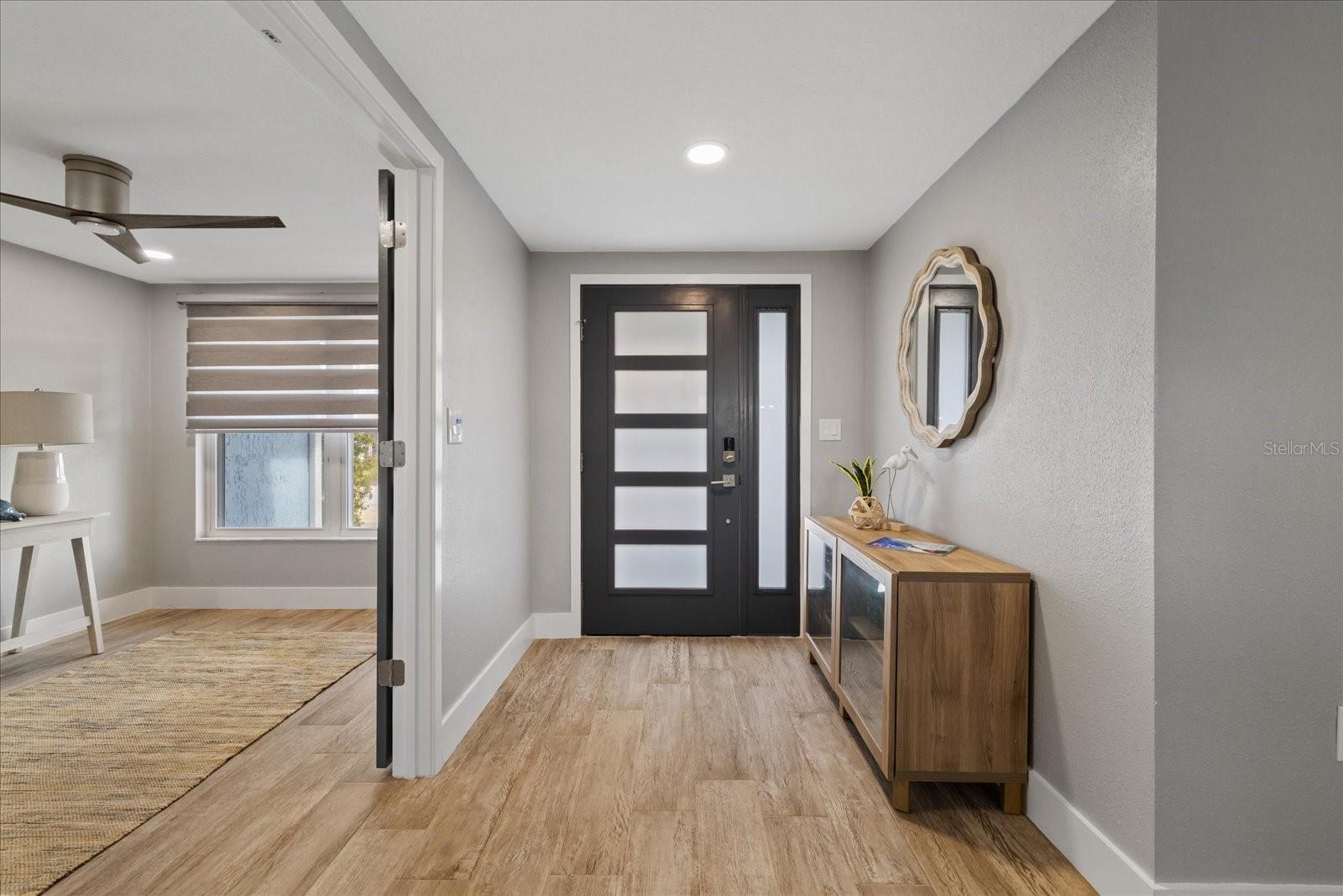 Looking toward front door