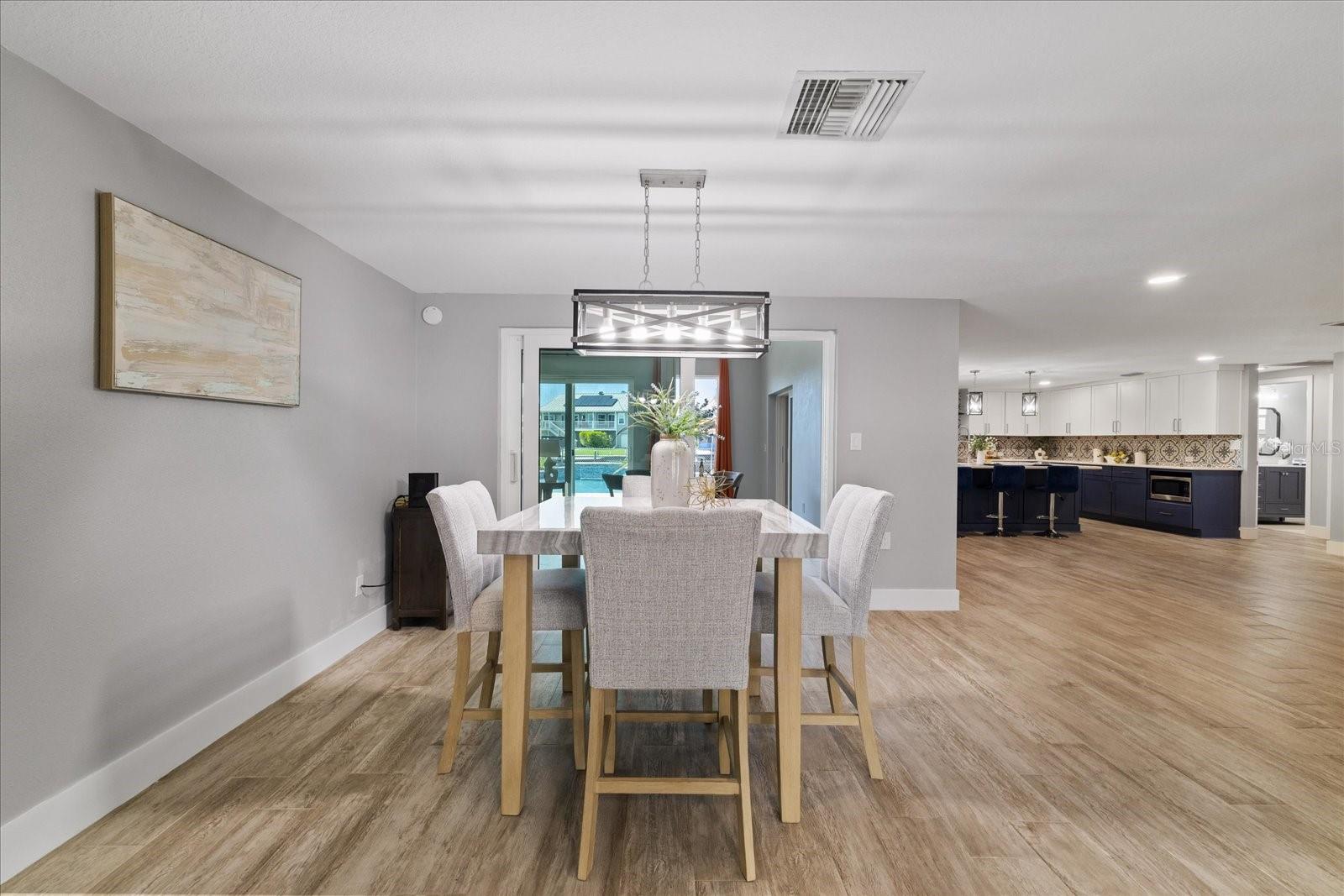 Dining area with open plan Dining area with open plan