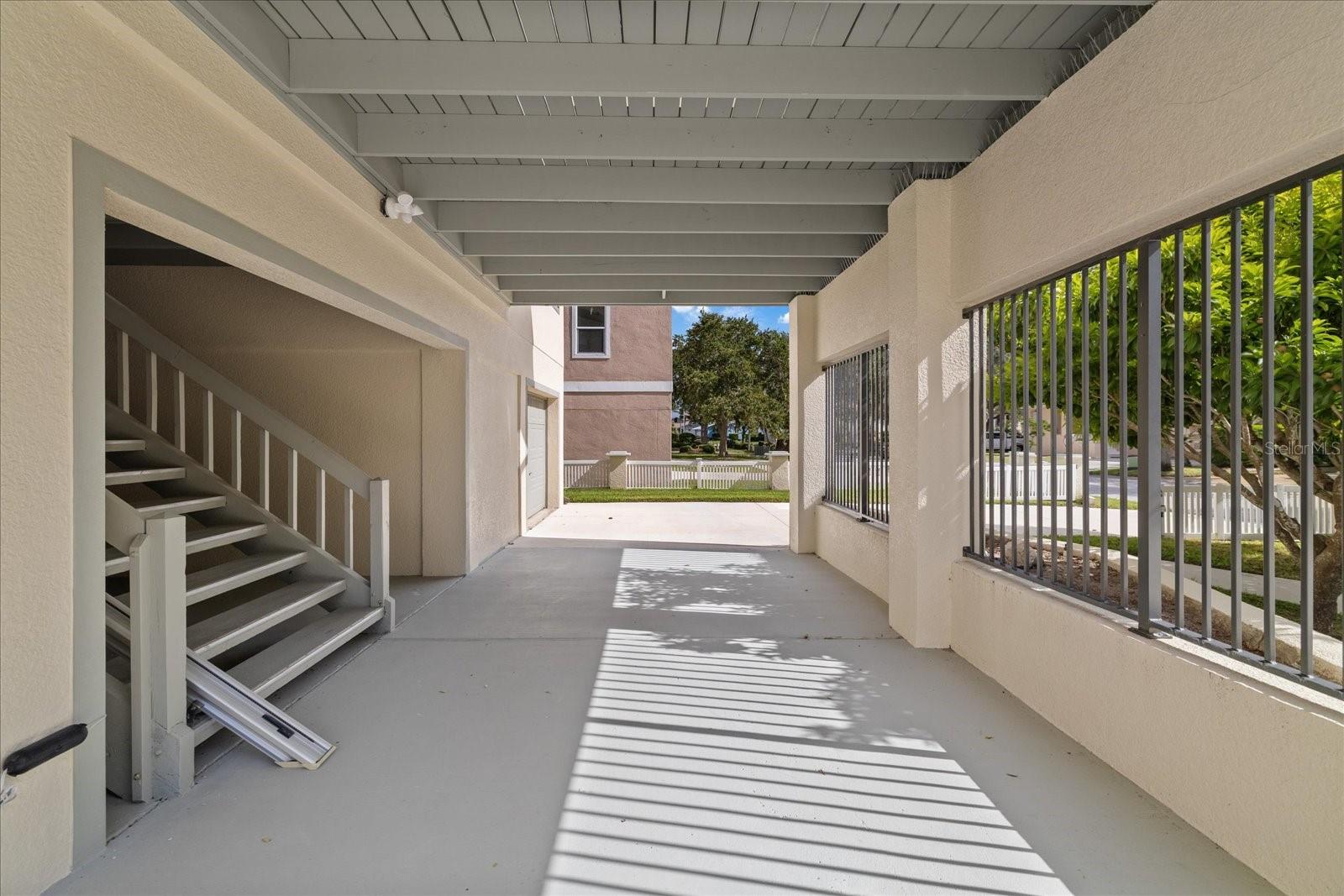 Downstairs entry