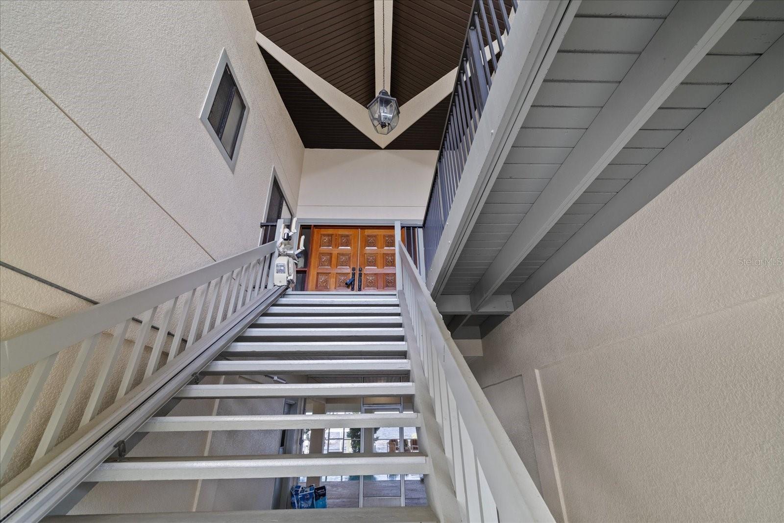 Downstairs entry