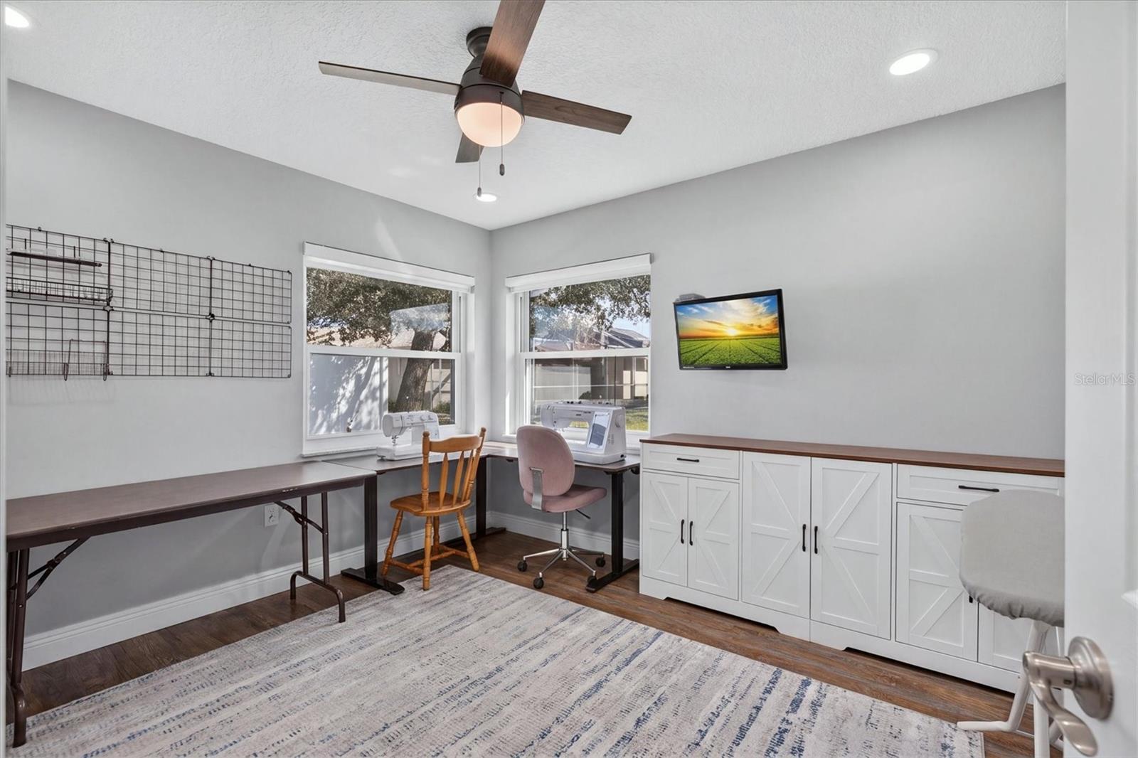 Bedroom 3 with White Cabinetry that can stay