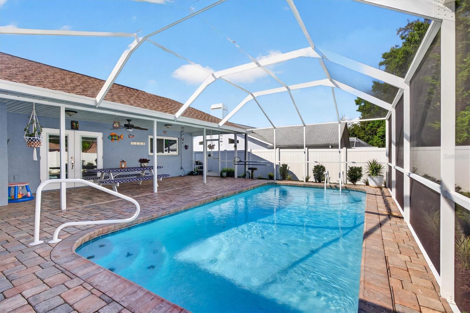 Heated Screened Covered Pool