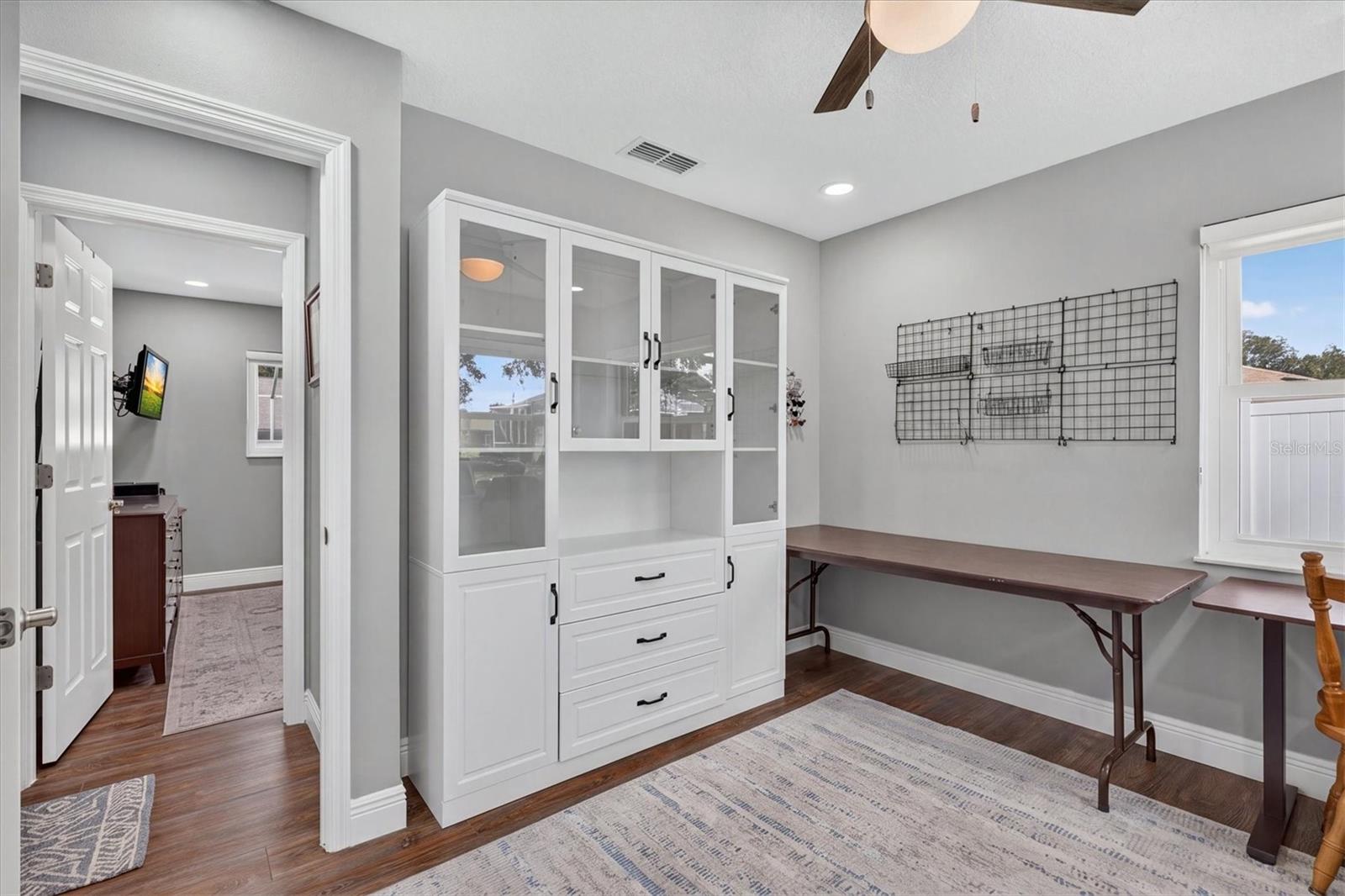Bedroom 3 with White Cabinetry that can stay