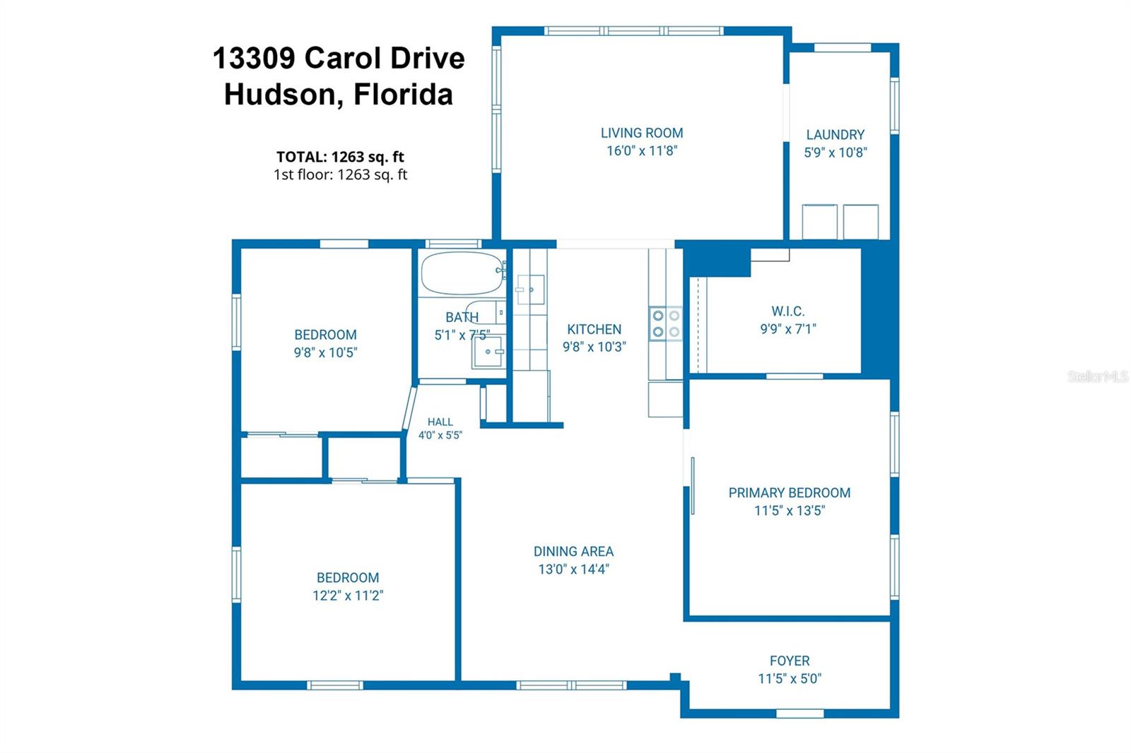 13309 CAROL DRIVE, Hudson, FL 34667