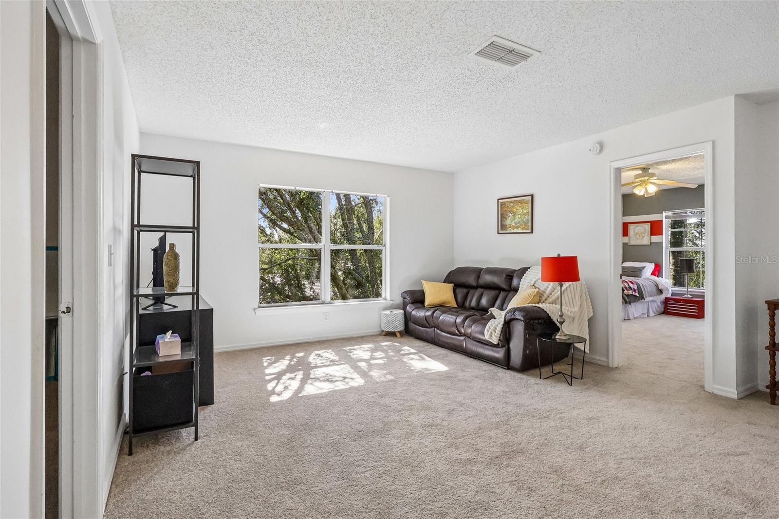 Upstairs loft is your THIRD living space. Leave it messy if needed -- Guests will never know! Vacant and easy to show.