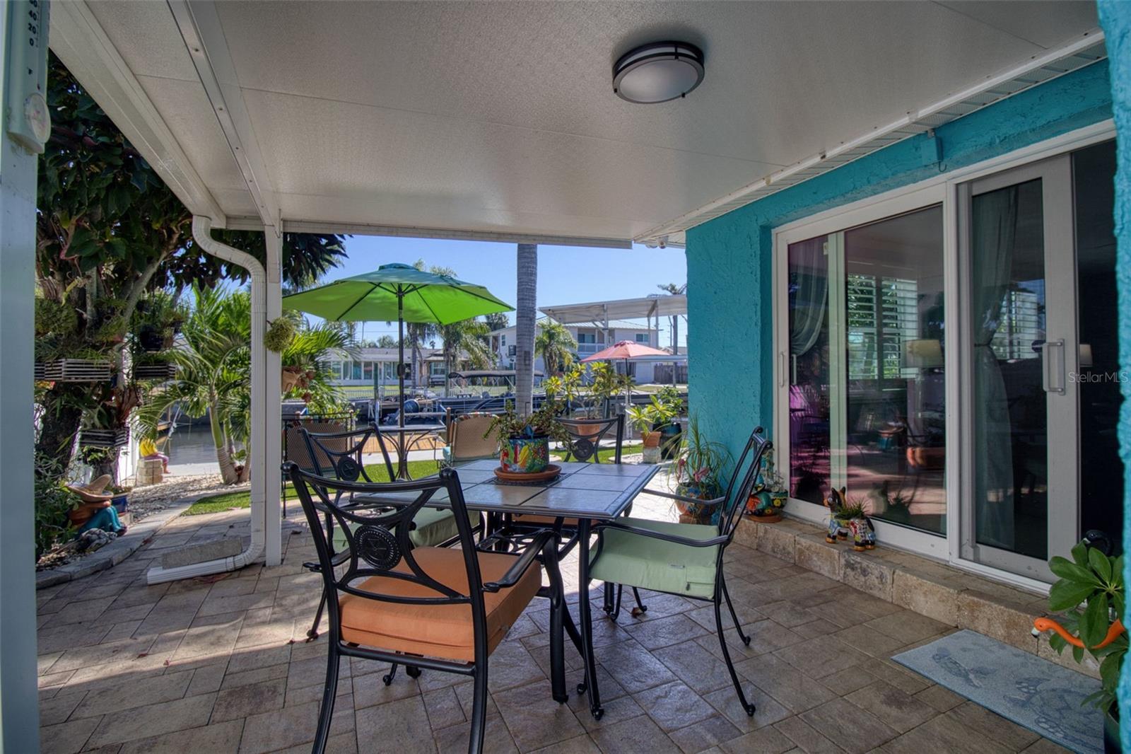 Covered patio