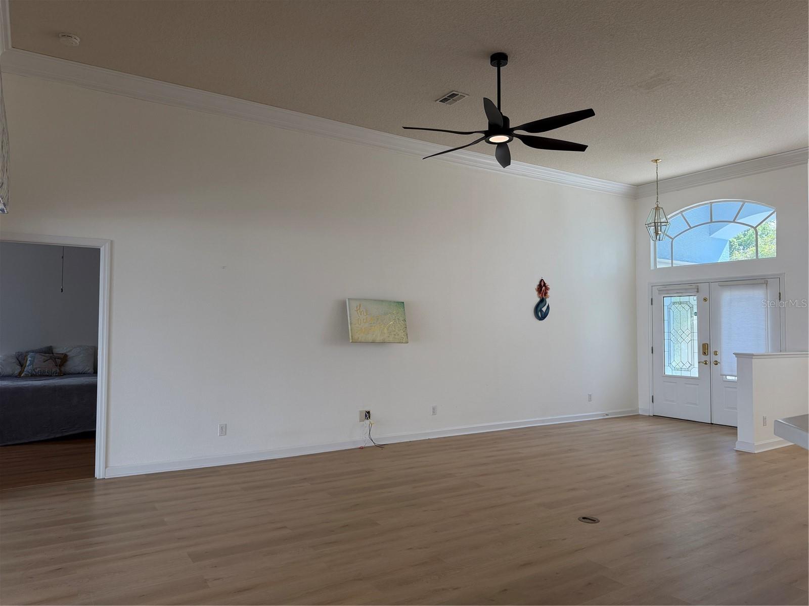 Door way to the left leads to primary bedroom