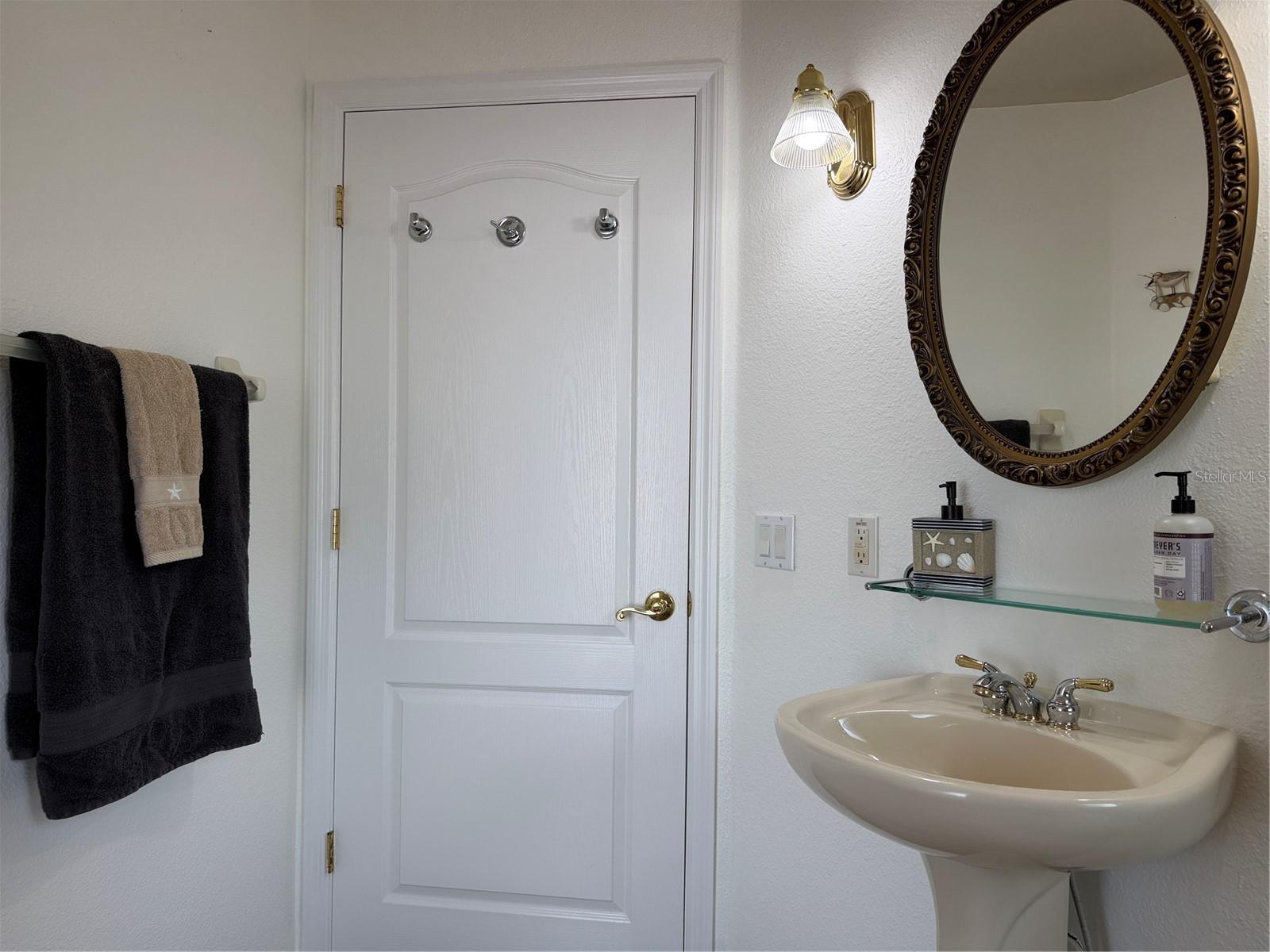 Bathroom is close to kitchen