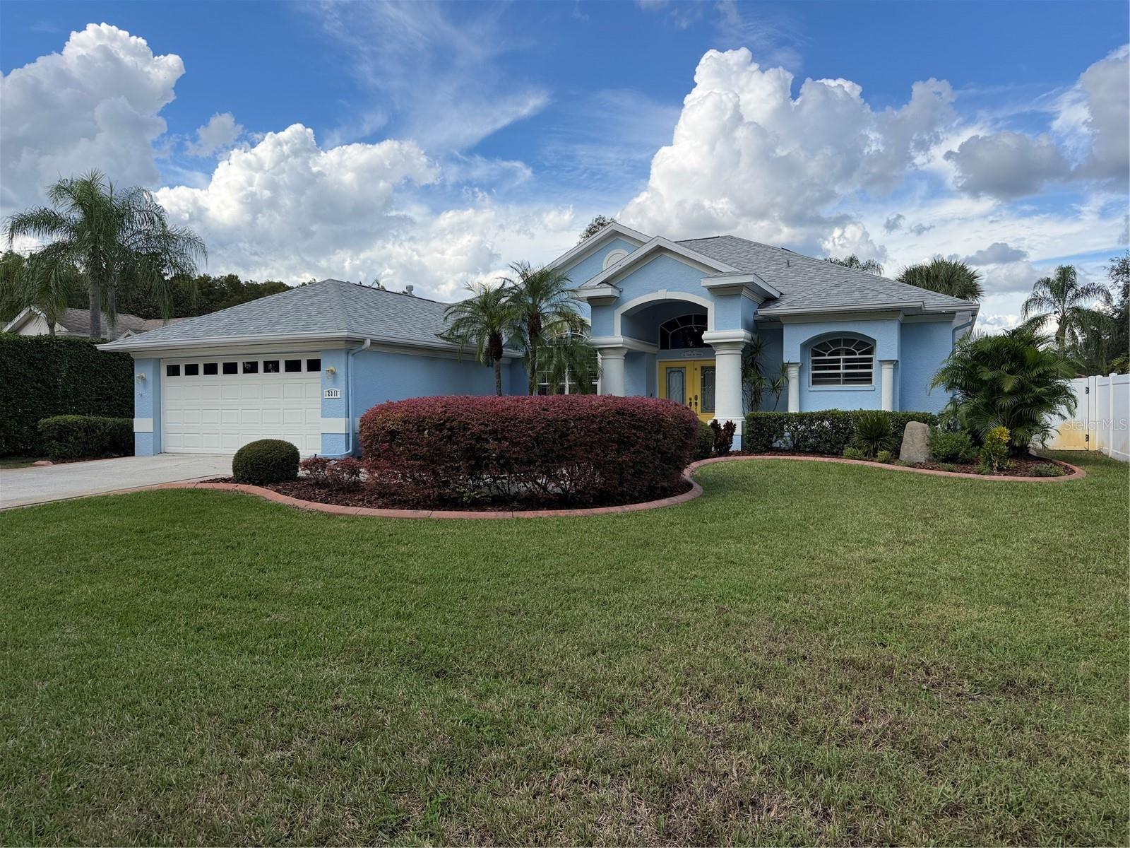 The HOA handles the mowing and edging of the front and backyard.