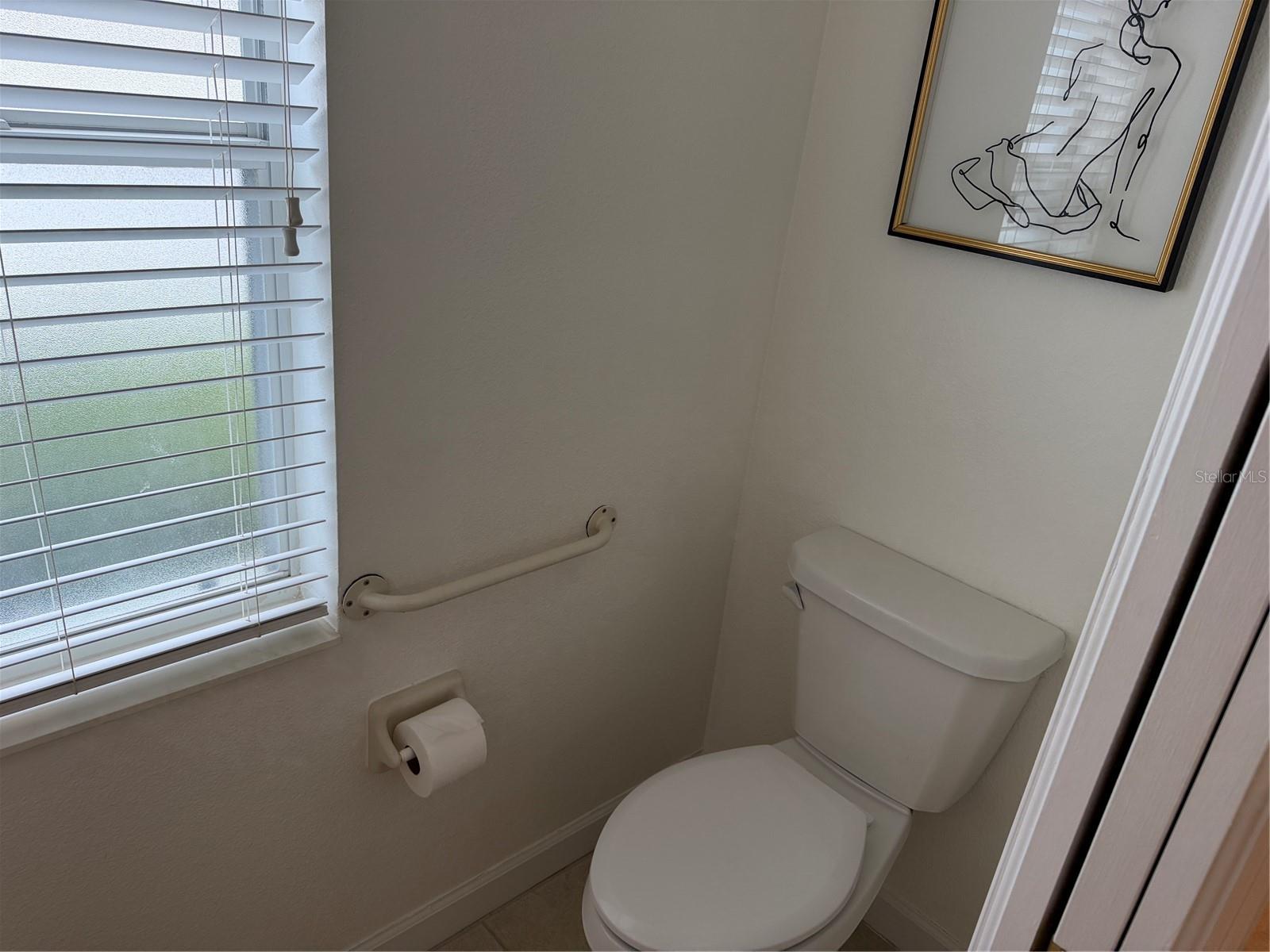private water closet with pocket door