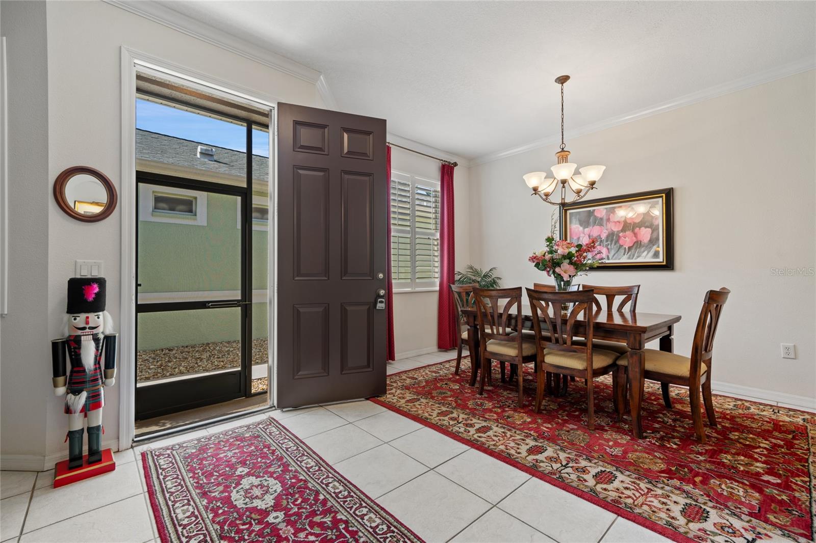 DINING ROOM AND FRONT ENTRANCE