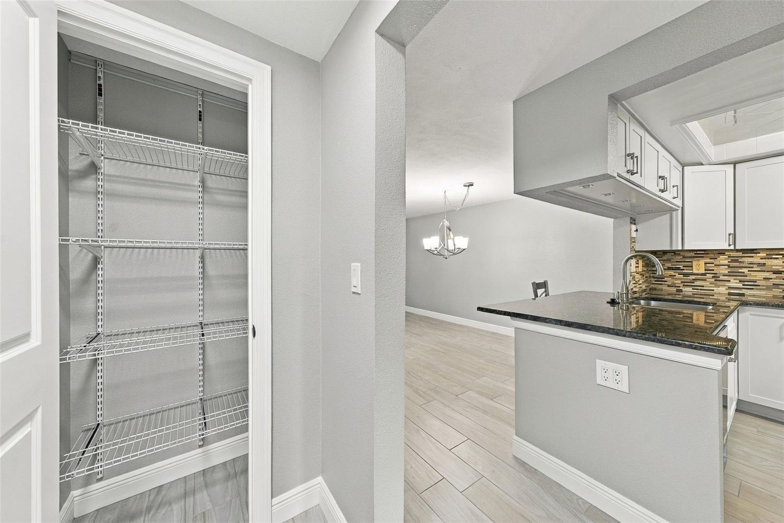 Hallway storage closet