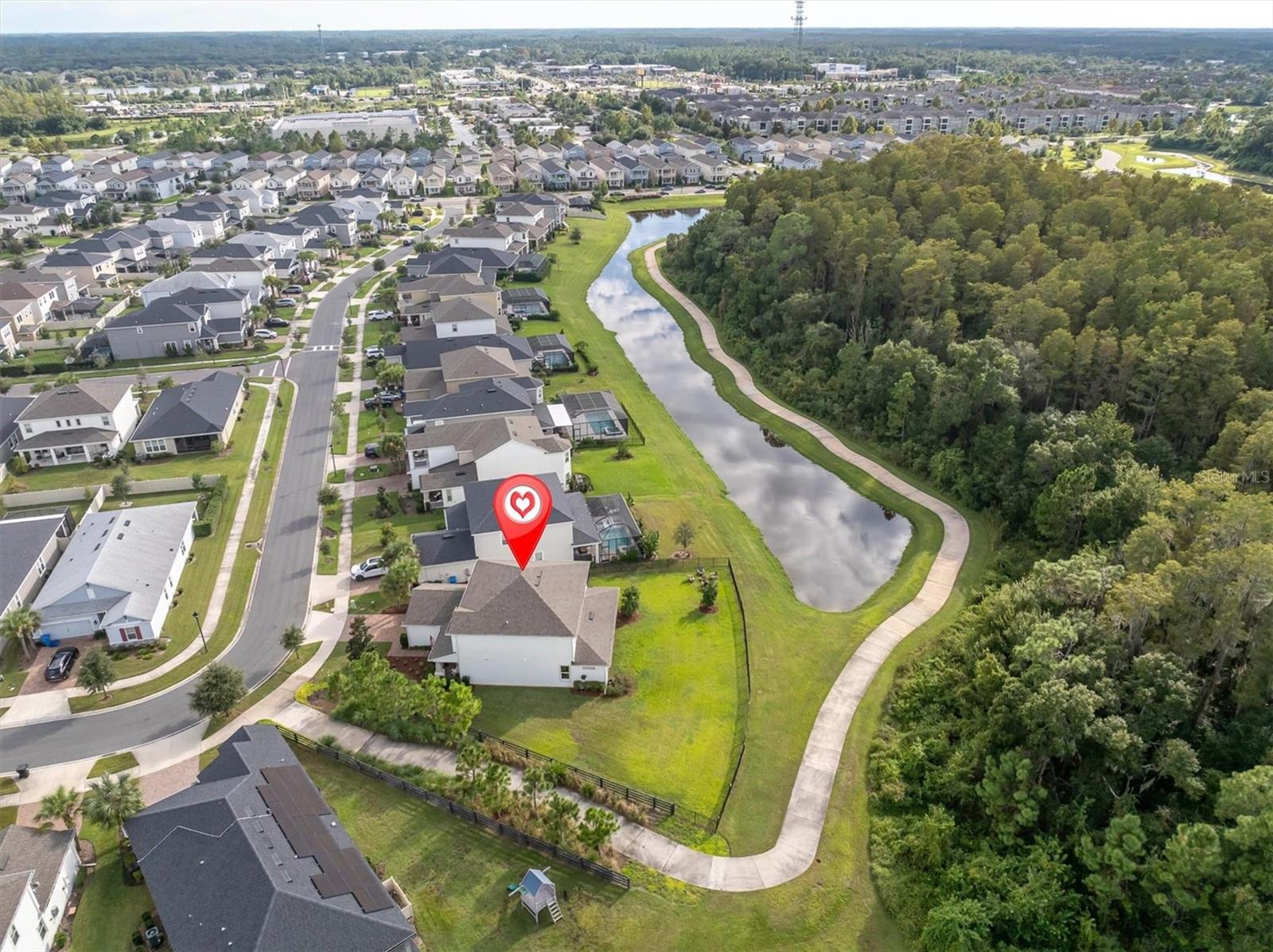 Aerial Neighborhood Community View