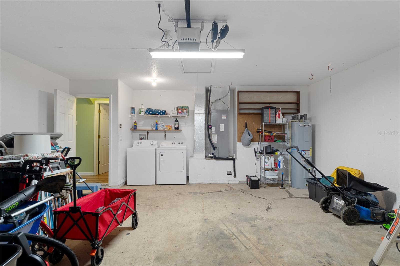 laundry in garage