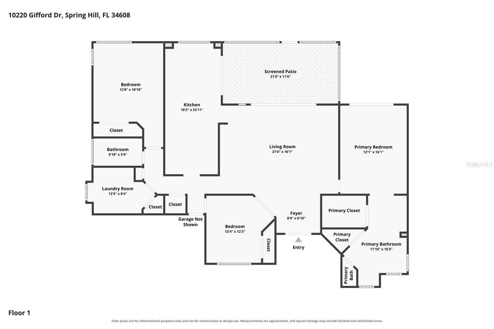 10220 GIFFORD DRIVE, Spring Hill, FL 34608