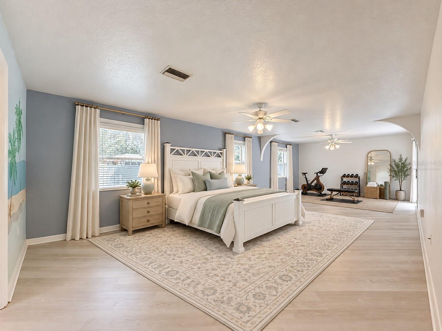 Or a home gym! (virtually staged)