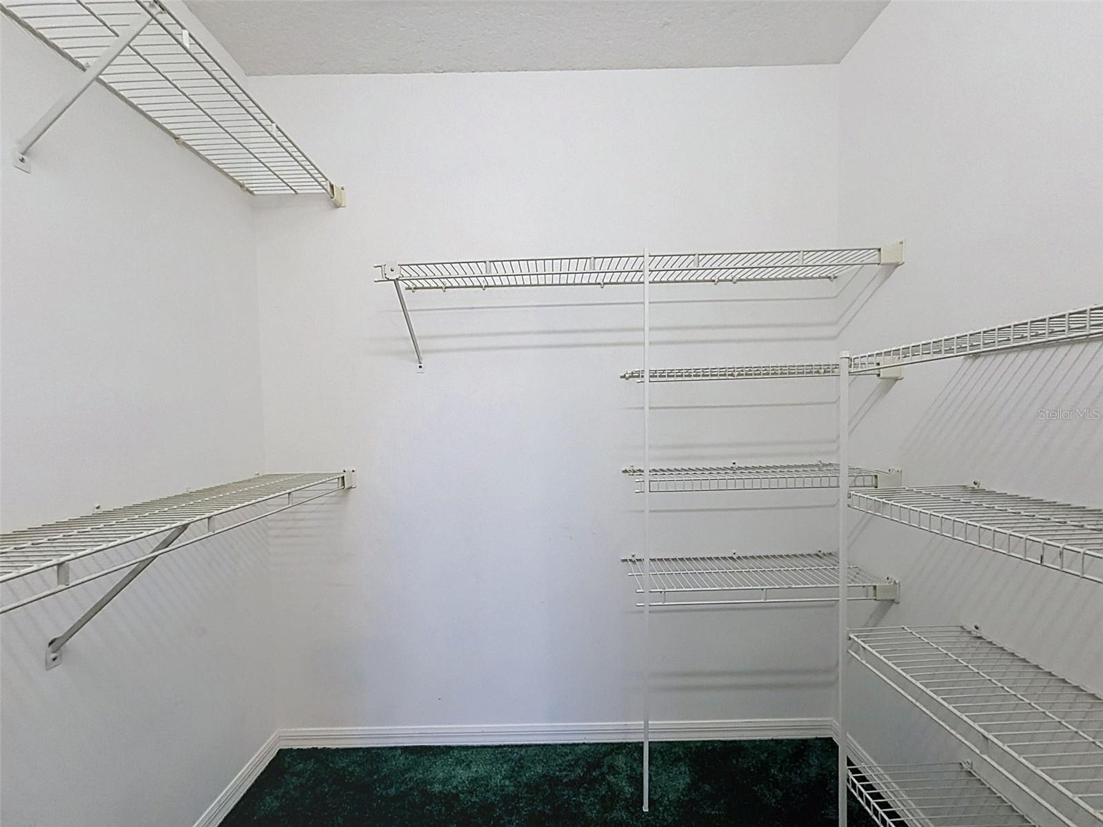 WIC in one of the guest bedrooms.