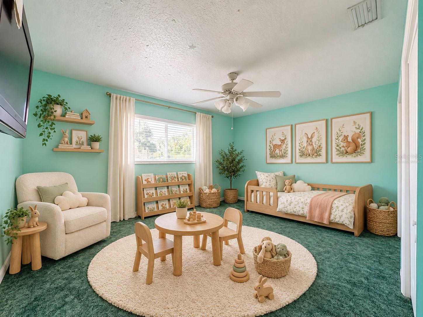 4 of 4 total bedrooms. (virtually staged)