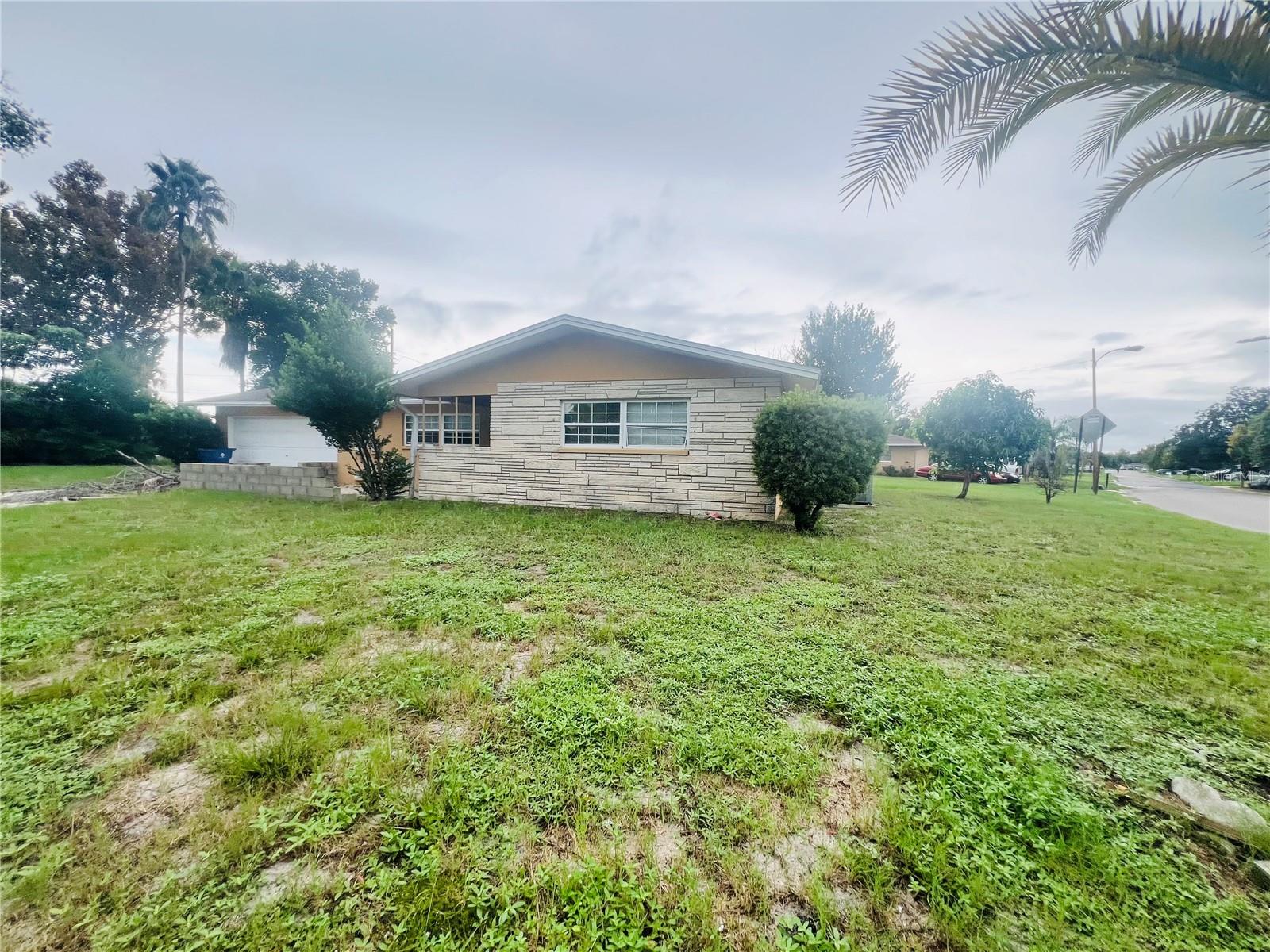 FRONT AND SIDE YARD