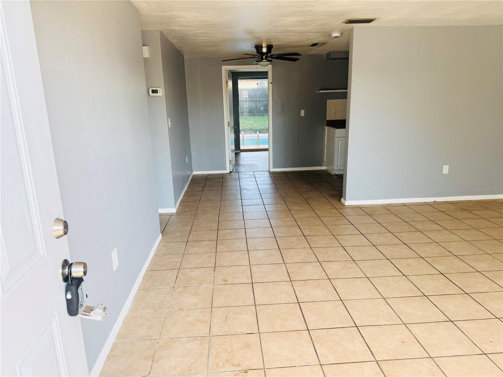 LIVING / DINING ROOM VIEW FROM FRONT DOOR
