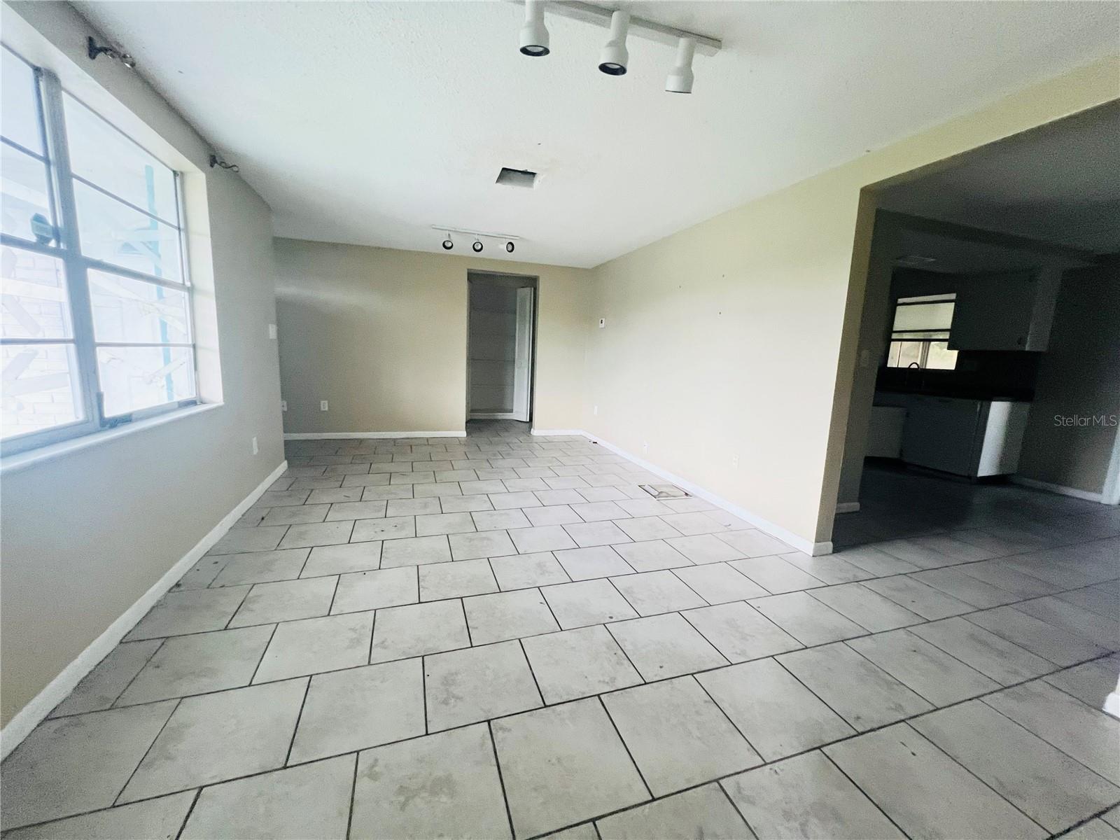LIVING AREA CIEW FROM GARAGE
