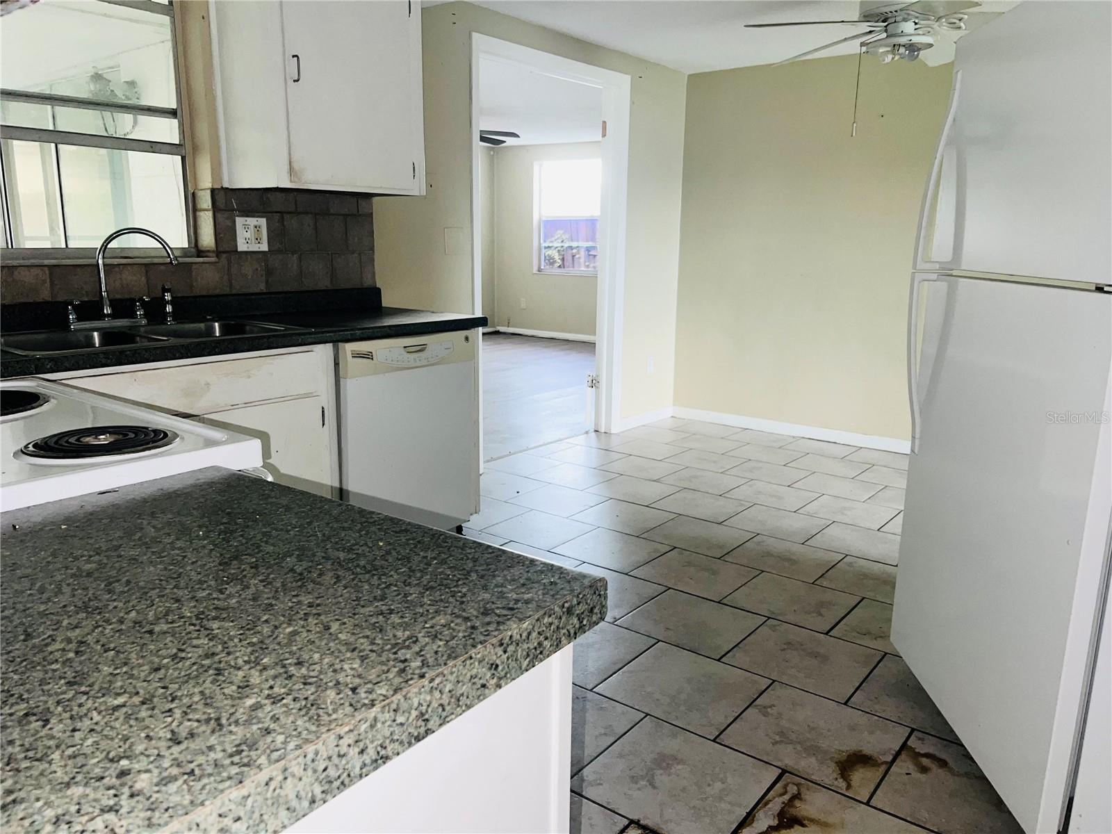 KITCHEN VIEW FROM ALL WAY