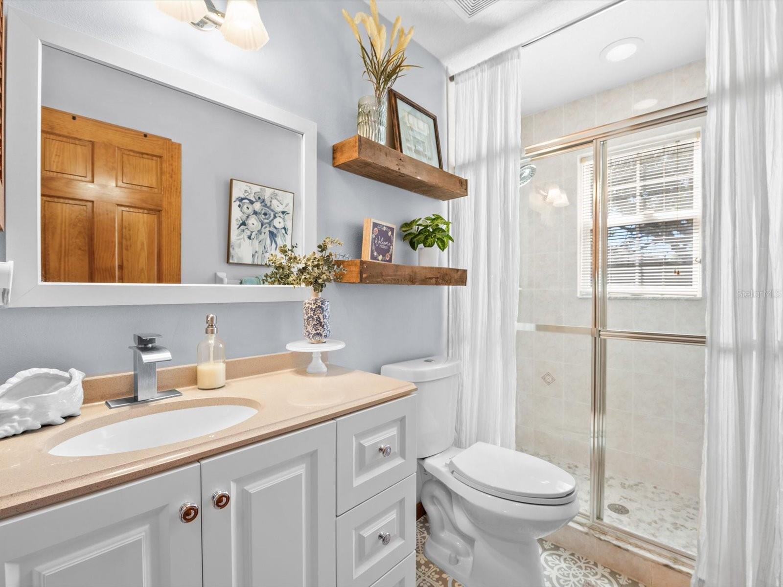 hallway bathroom