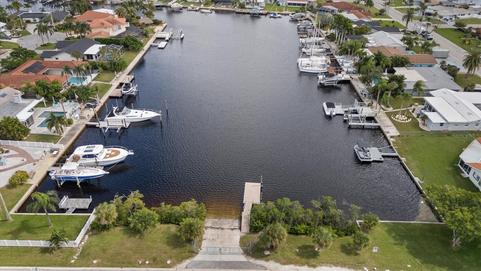 Private Community boat ramp