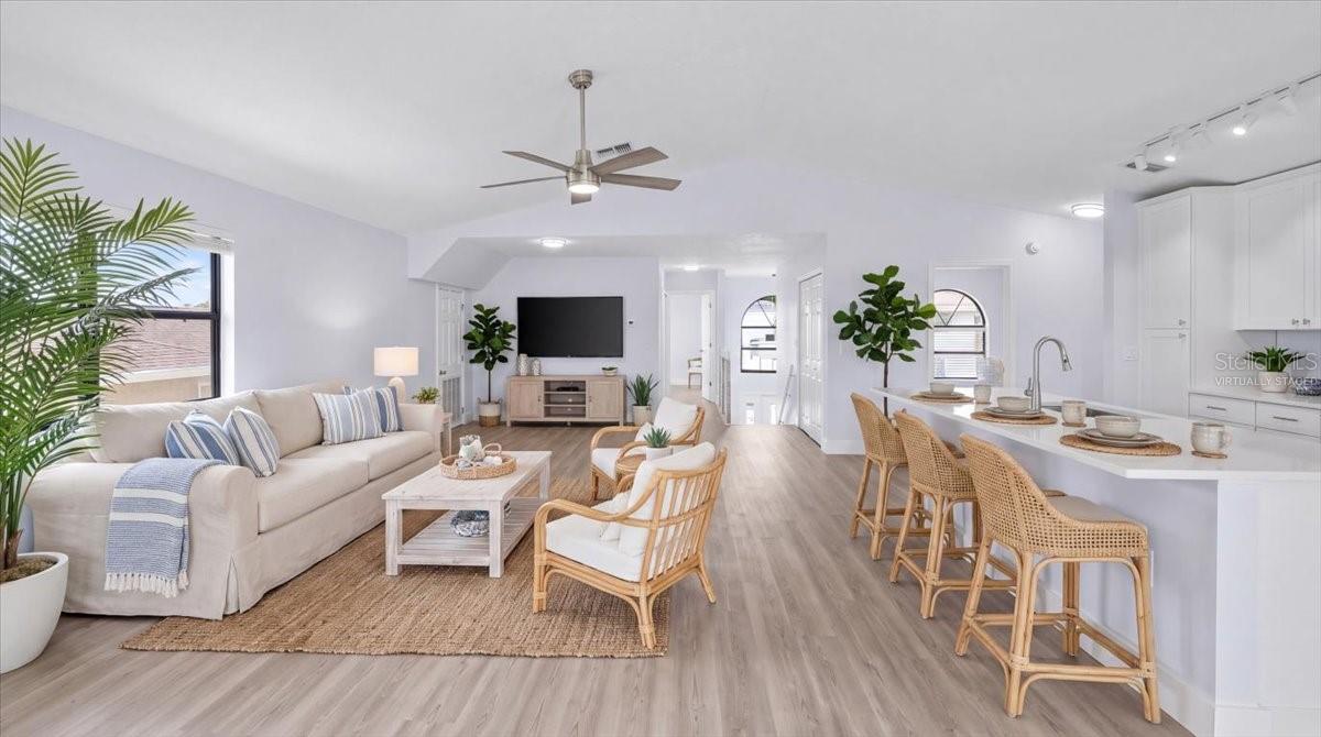 Virtually Staged Great Room Virtually Staged Great Room