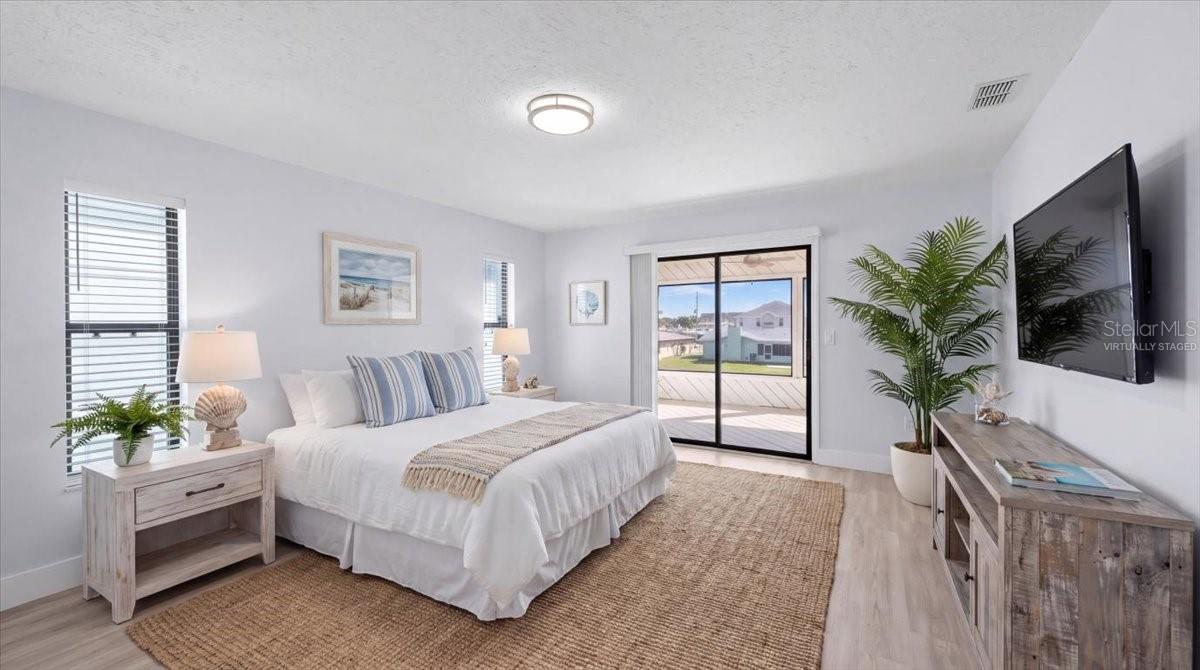 Virtually Staged Primary Bedroom