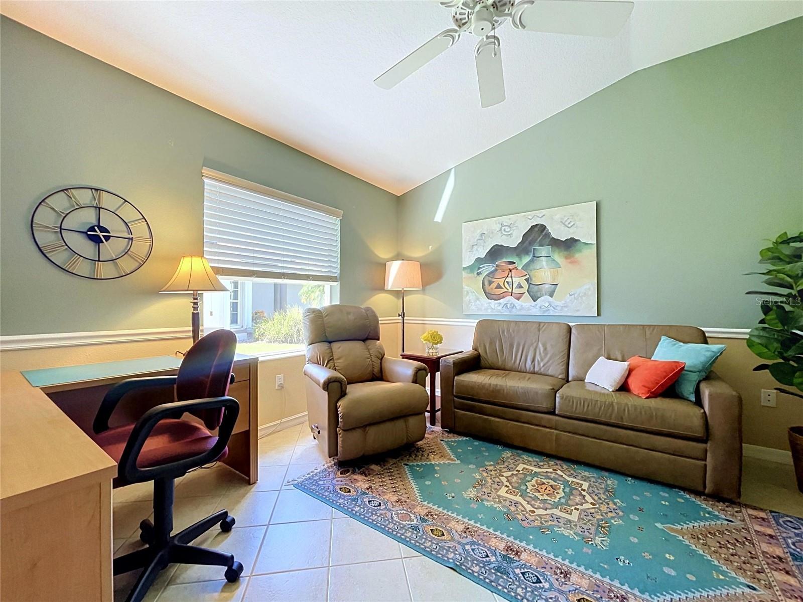 Bedroom or office in front of home