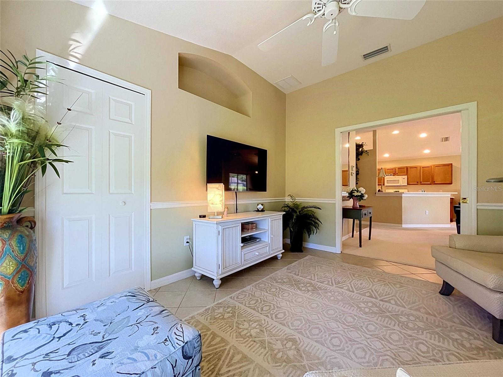 Pocket doors off the great room