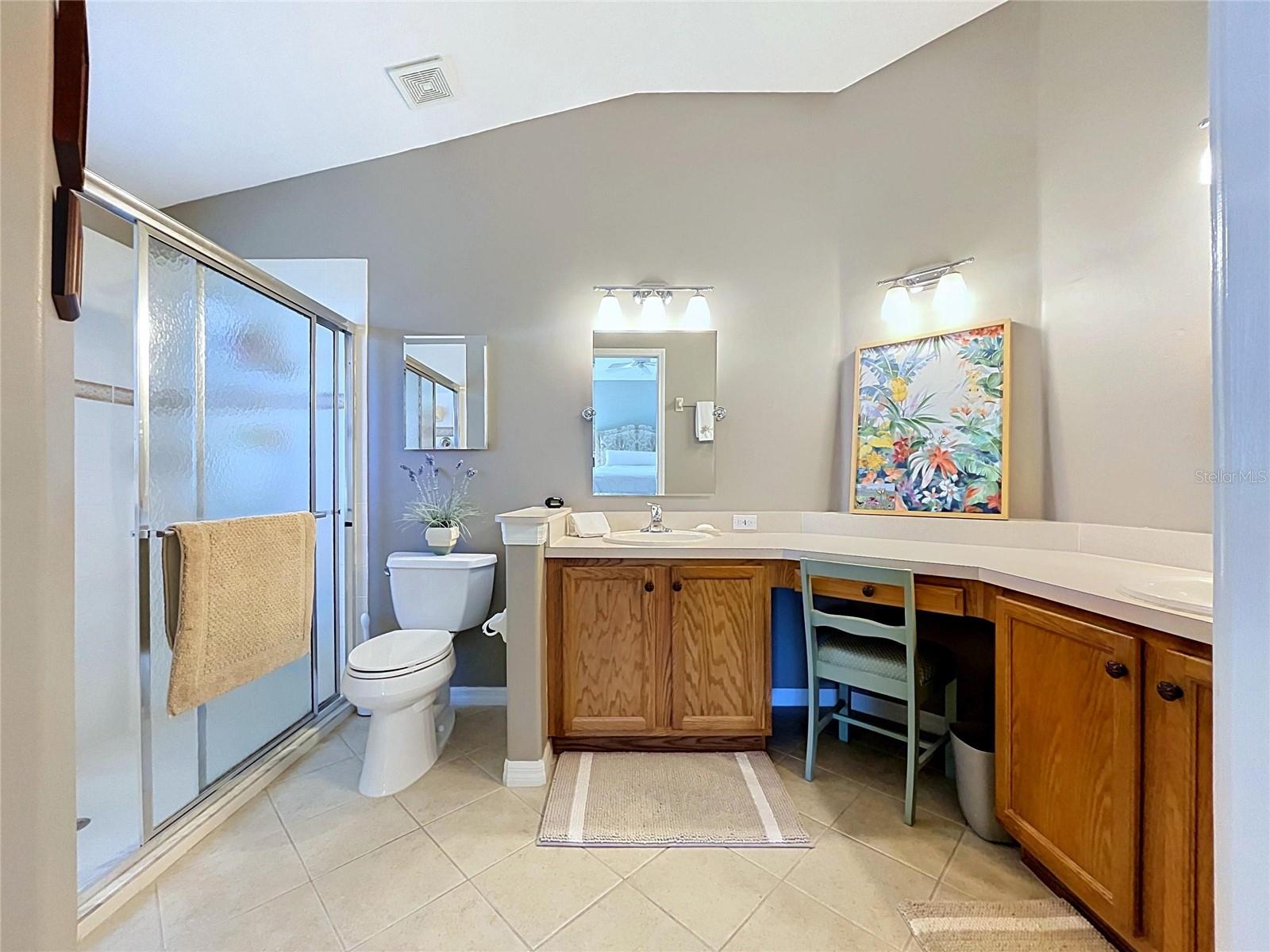 Nice size bathroom