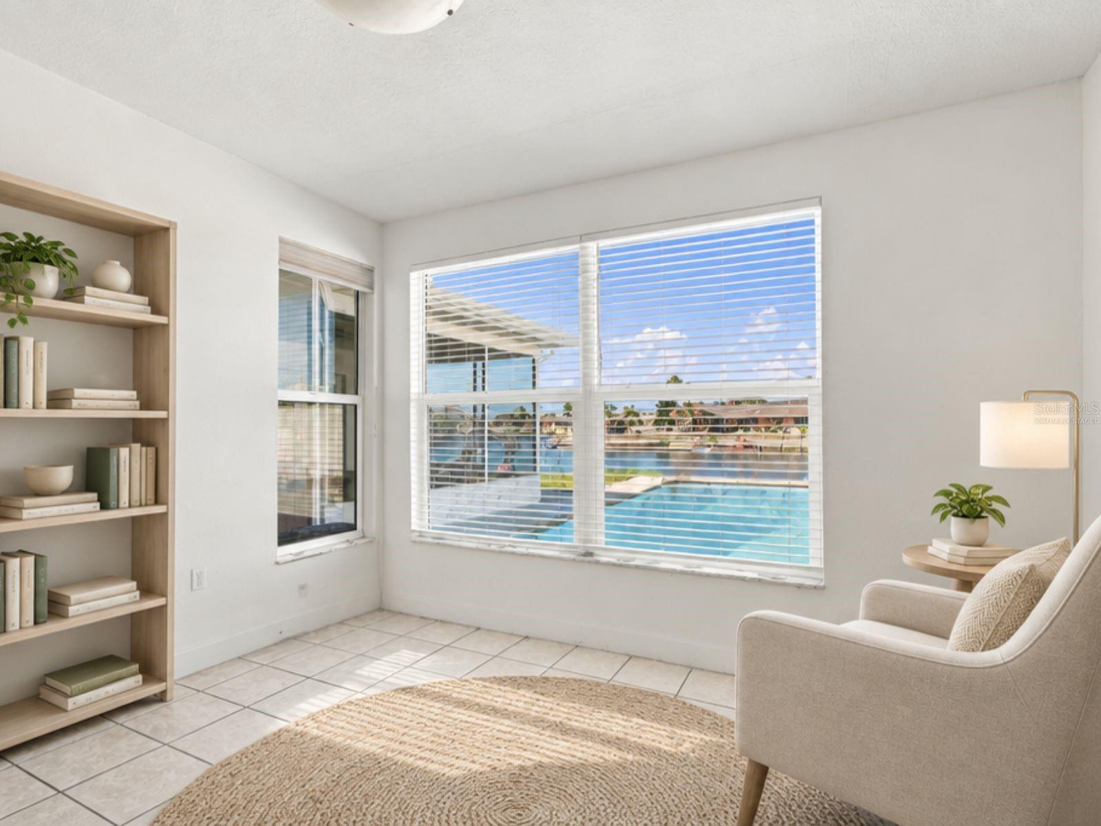 virtually staged - Bonus sunroom off the primary bedroom