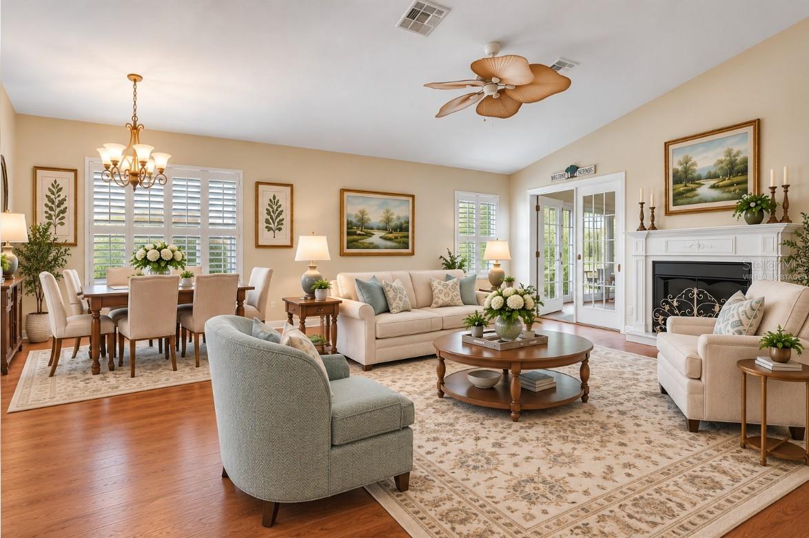 Living/Dining/Great Room-virtually staged