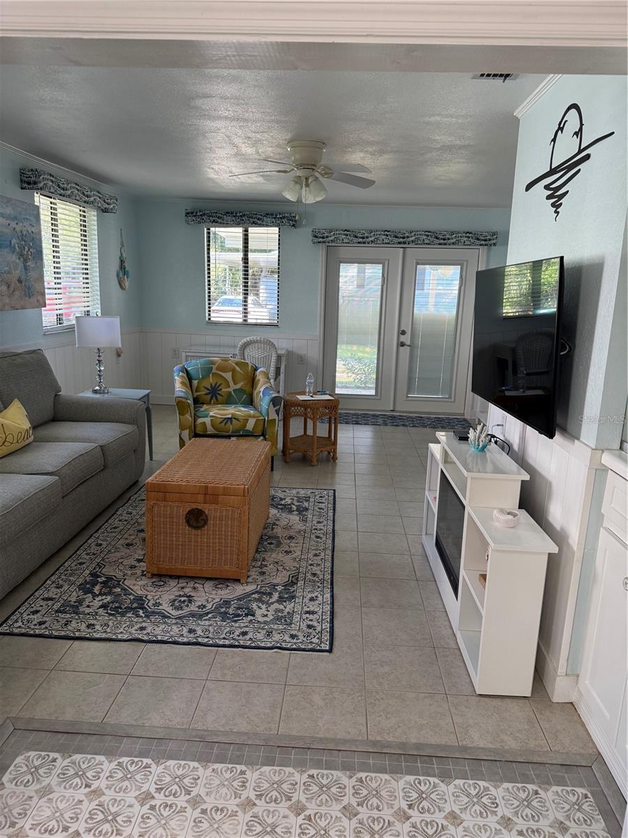 Kitchen to living room Kitchen to living room
