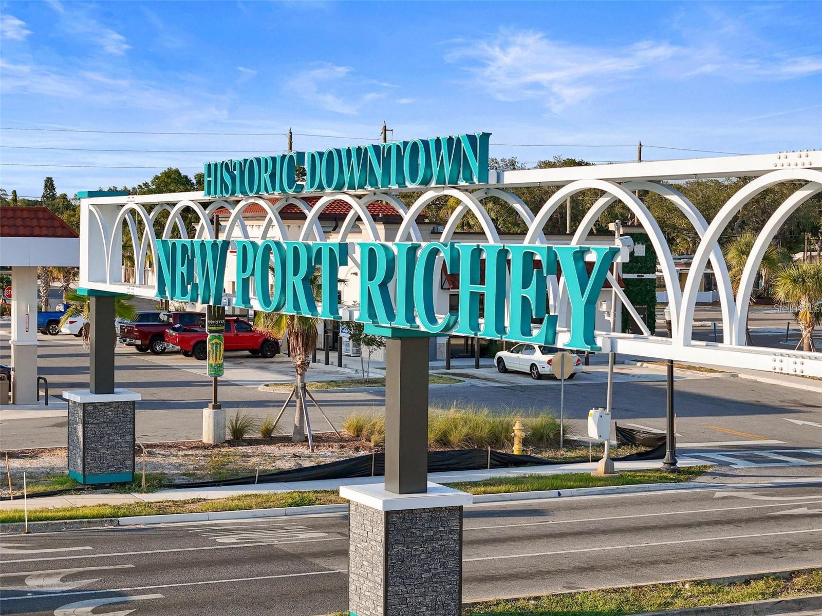Downtown New Port Richey Marquee - Area Community Photo
