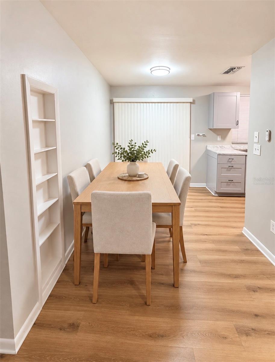 Virtually Staged Dining Room