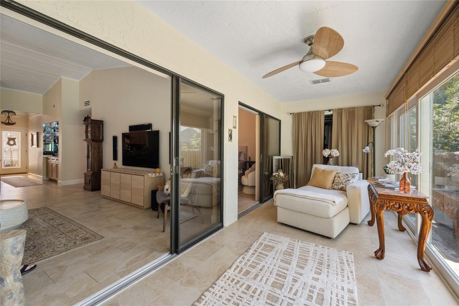 LARGE ENCLOSED LANAI WITH STORAGE CLOSET
