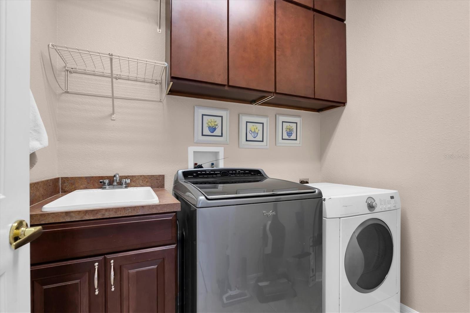 First level laundry room