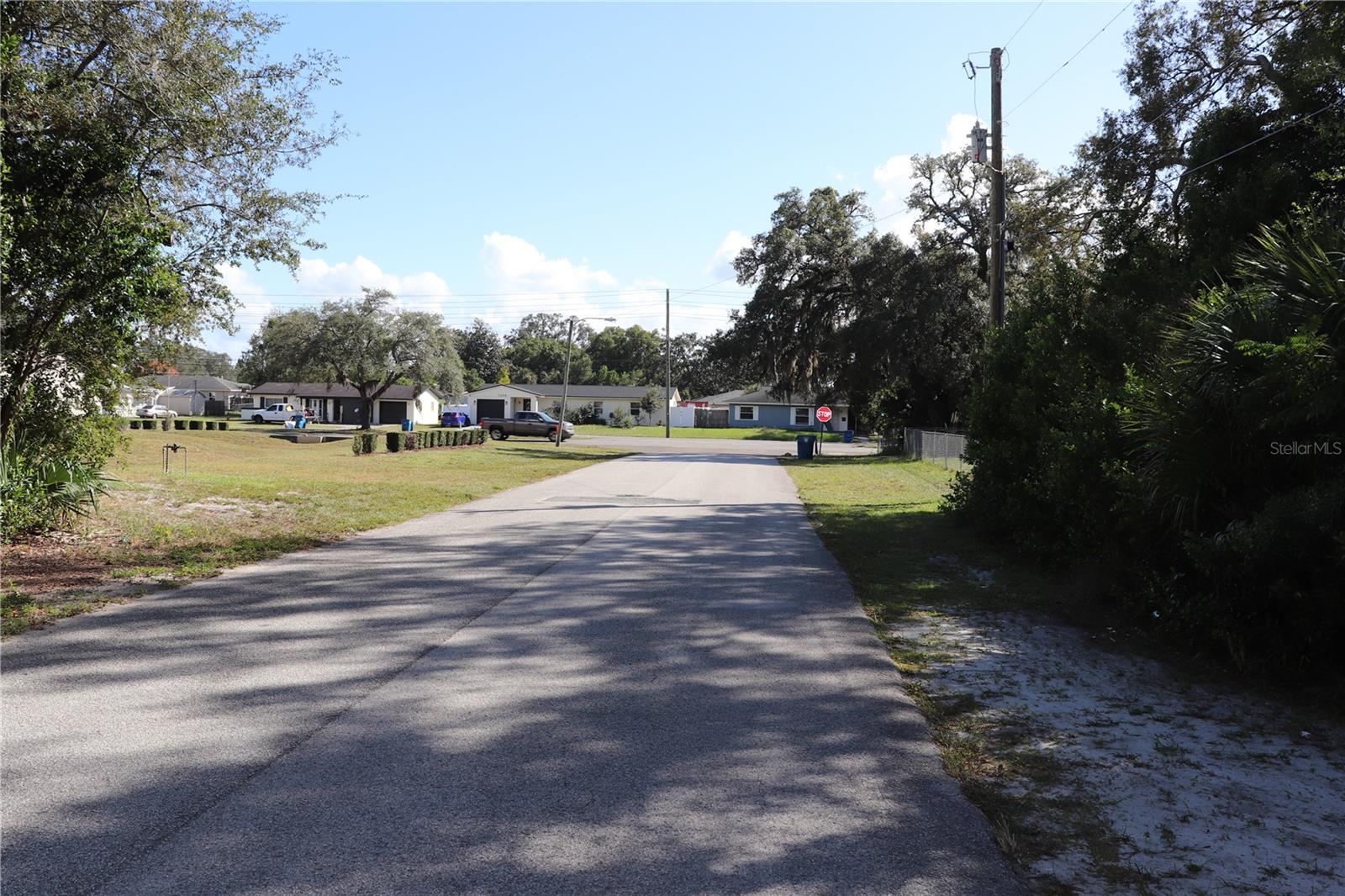 LOOKING SOUTH FROM PROPERTY