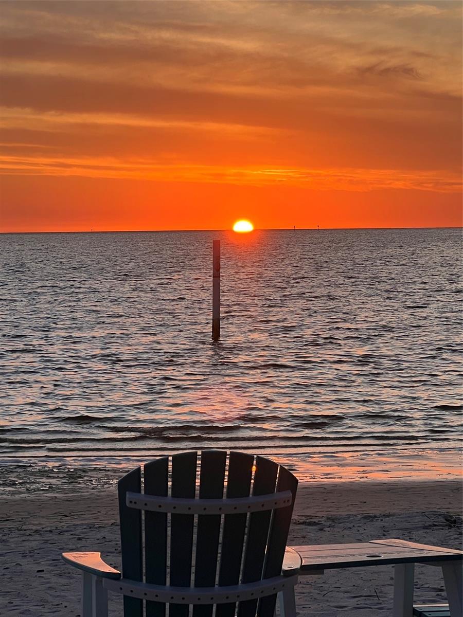 Gulf Harbor's Private Beach - Sunset