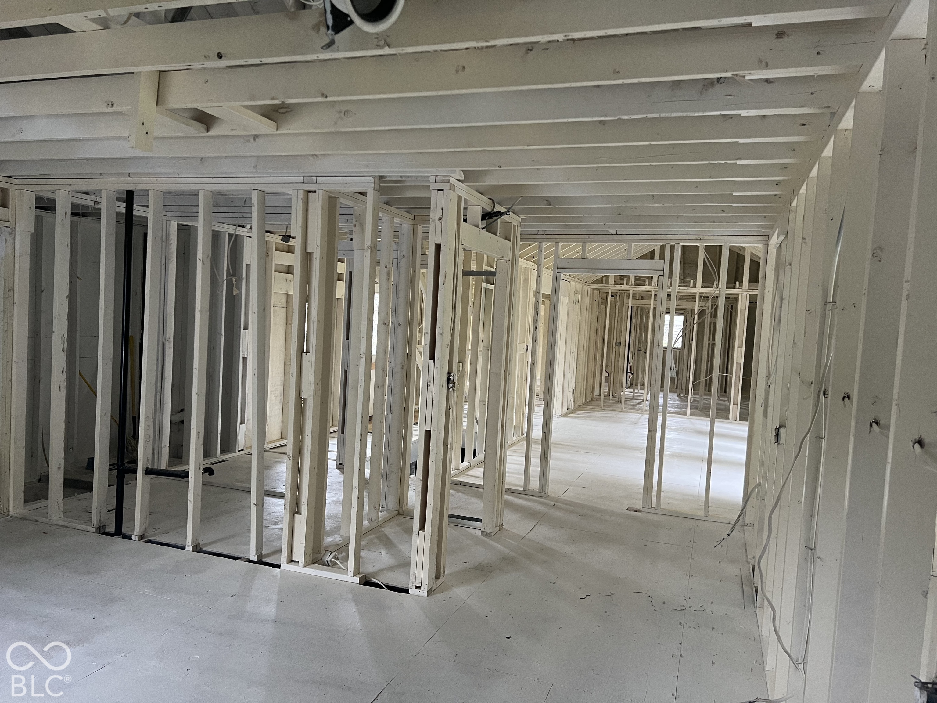 Kitchen space on east end of the home