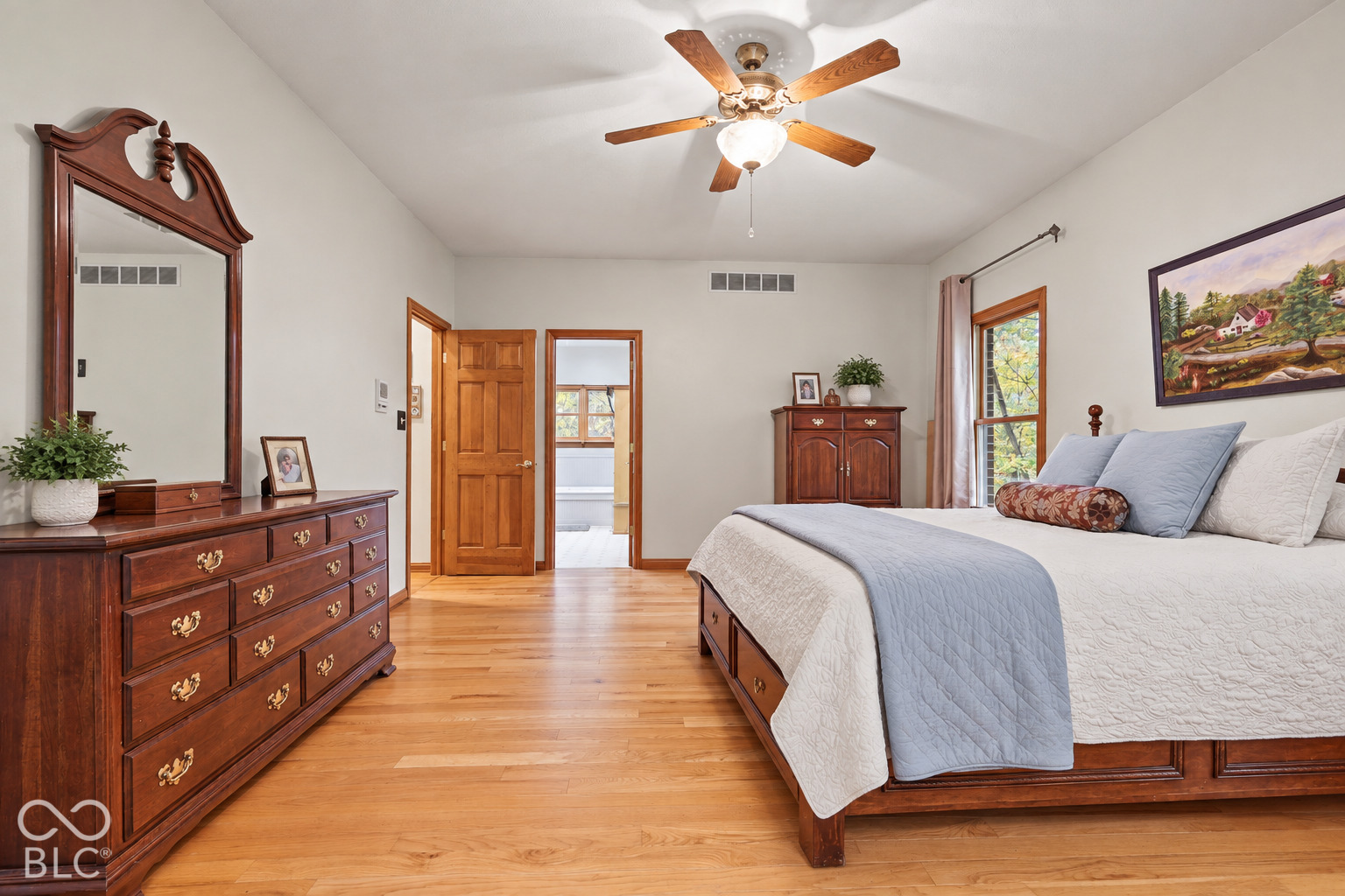 Virtually Altered - Main level primary bedroom